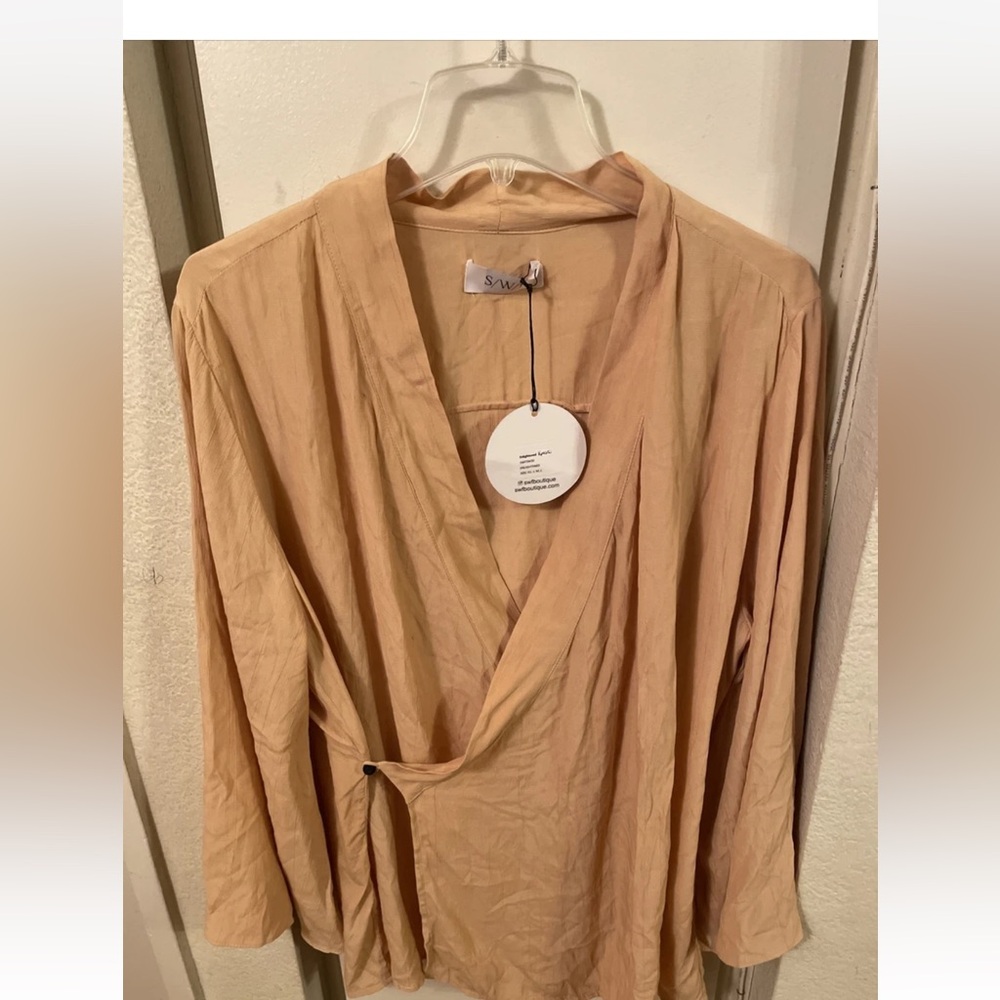 swf boutique kimono top sz s